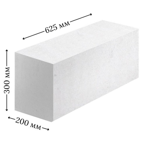 Купить Газоблок Цемрос 625×300×200 (50 шт/поддон) в Донецке